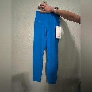 BRAND NEW WITH TAGS! LULULEMON ATHLETICA align pants size 2, 25” - poolside